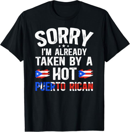 Taken by A Puerto Rican Wife Husband of A Puerto Rican Wife T-Shirt - T-Shirt | Black