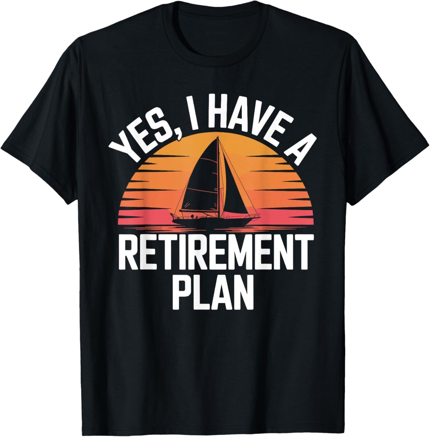 Cool Sailing Art Women Kids Sail Boat Sailor Sailing T-Shirt - T-Shirt | Black