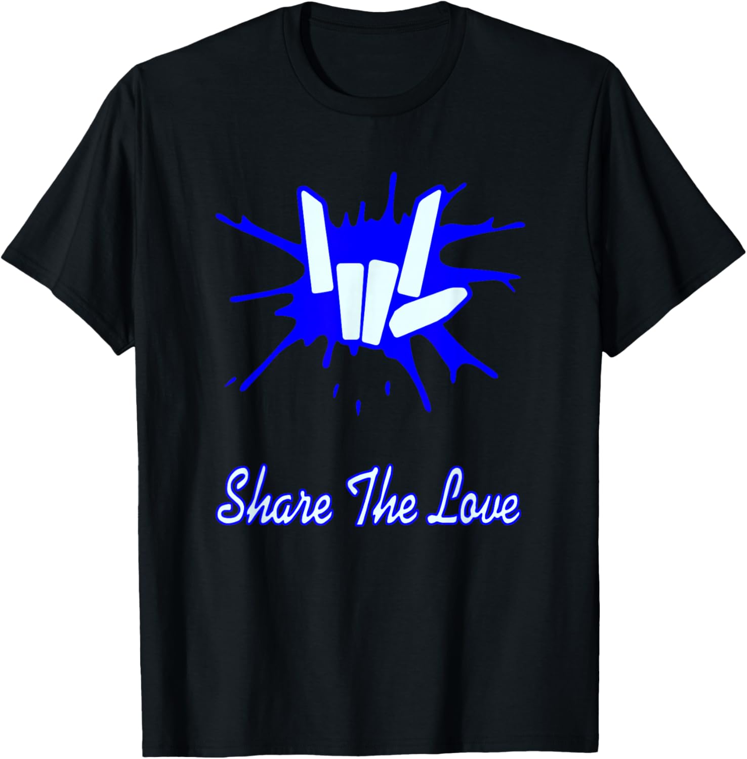 Sharer Share The Love Birthday Gifts for Kids and Youth T-Shirt - T-Shirt | Black