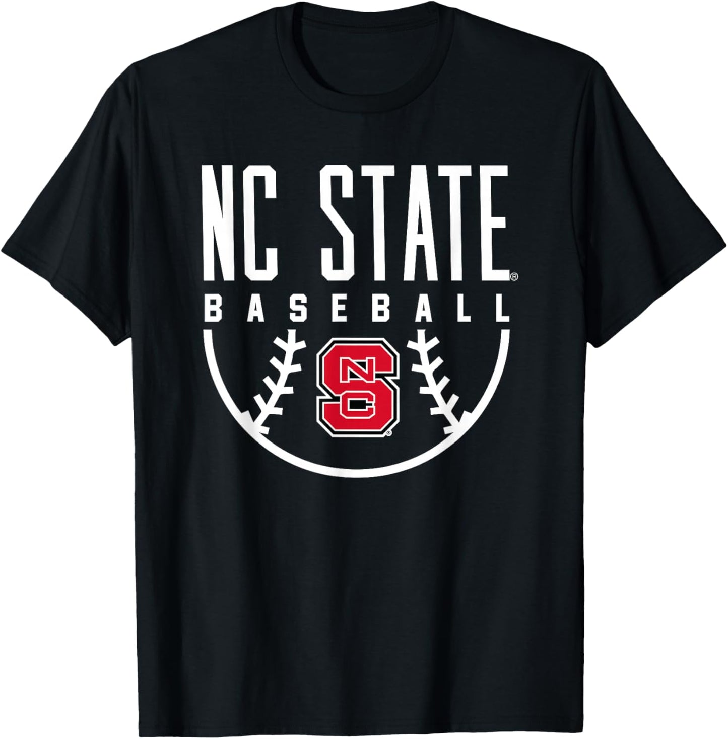 NC State Wolfpack Baseball Big Ball T-Shirt - T-Shirt | Black