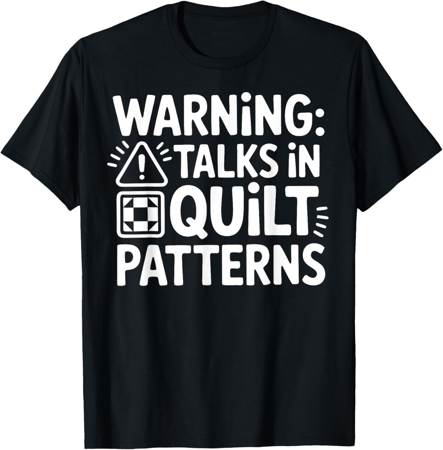 Quilting Patchwork Quilt Patterns Sewist Quilters T-Shirt - T-Shirt | Black