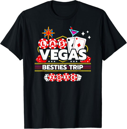 Las Vegas Vacation - Besties Trip - Vegas Girls Trip 2026 T-Shirt - T-Shirt | Black