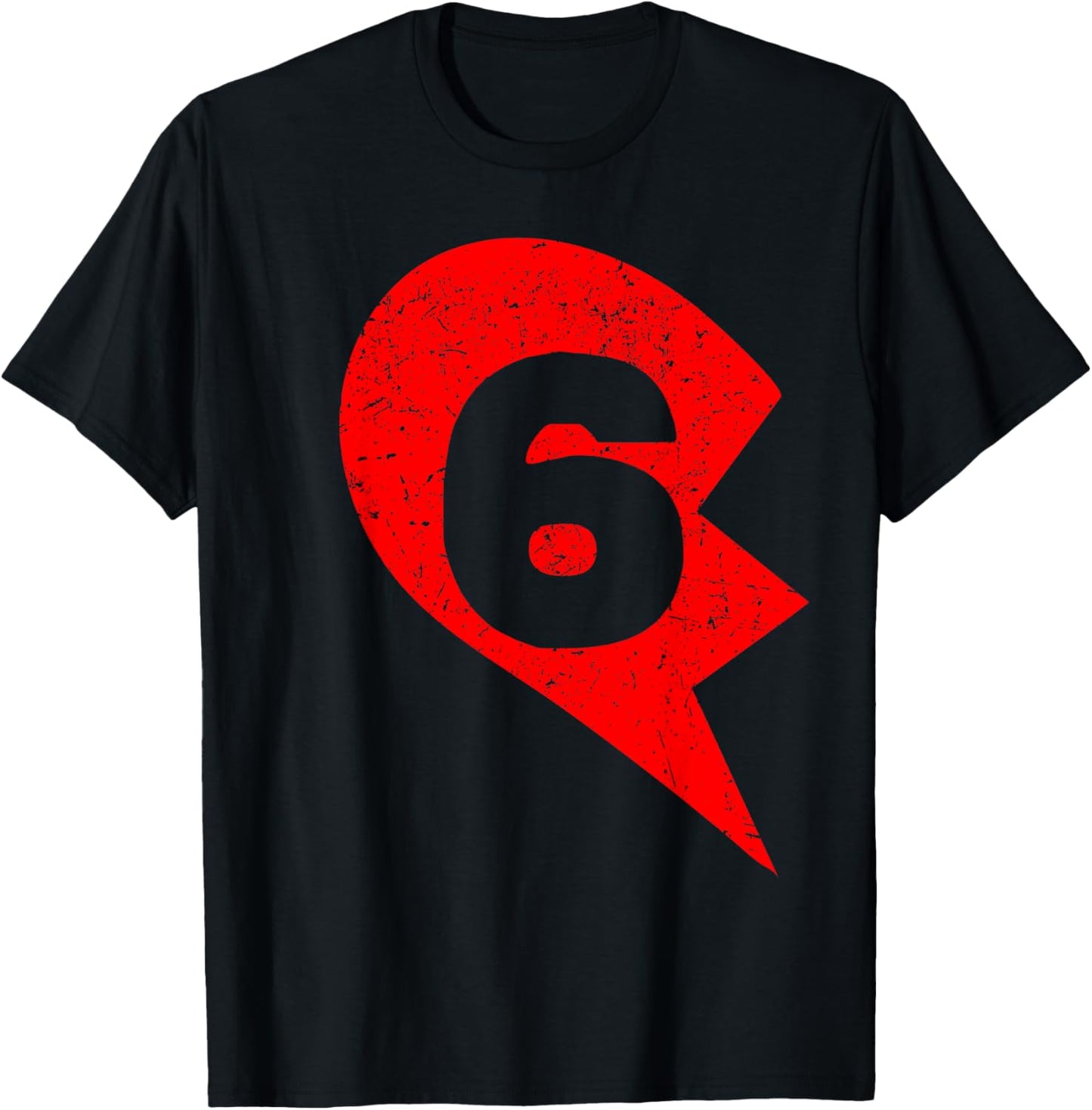 Number 6 Matching Couple Friends Valentines Heart 67 T-Shirt - T-Shirt | Black