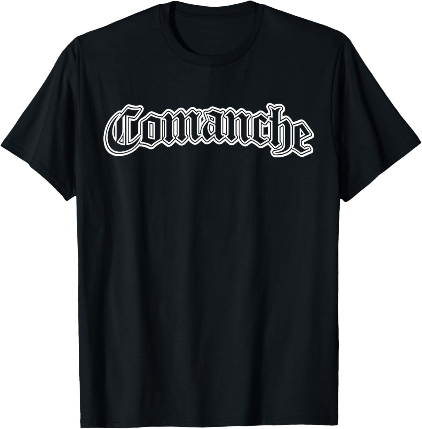 Comanche Native American Indian T-Shirt - T-Shirt | Black