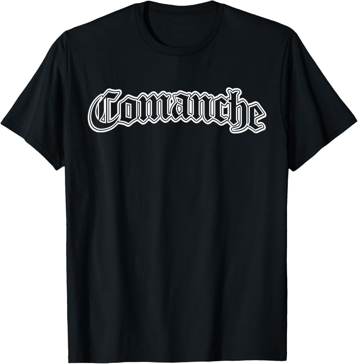 Comanche Native American Indian T-Shirt - T-Shirt | Black