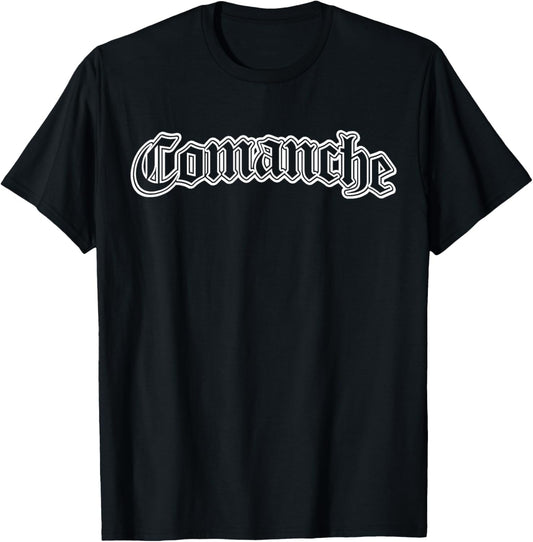 Comanche Native American Indian T-Shirt - T-Shirt | Black