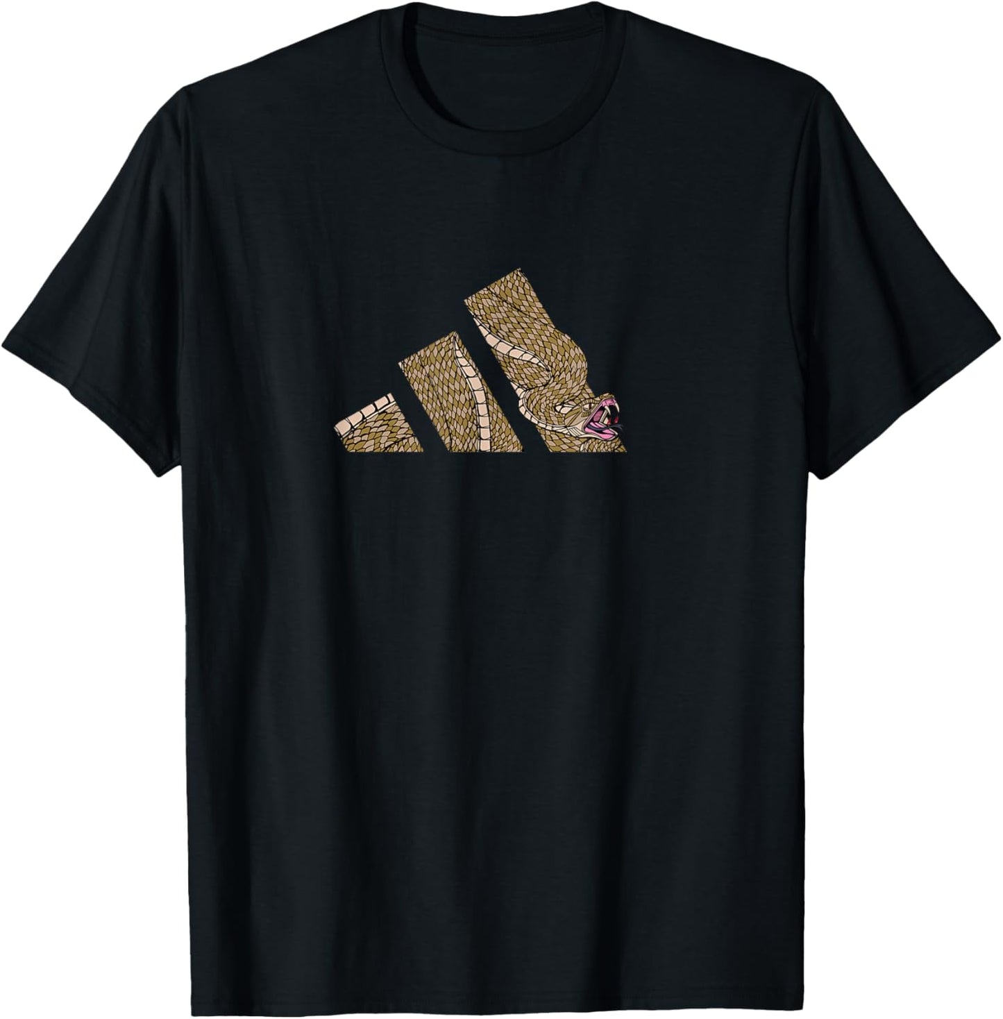 adidas Snake Three Stripes Graphic T-Shirt - T-Shirt | Black