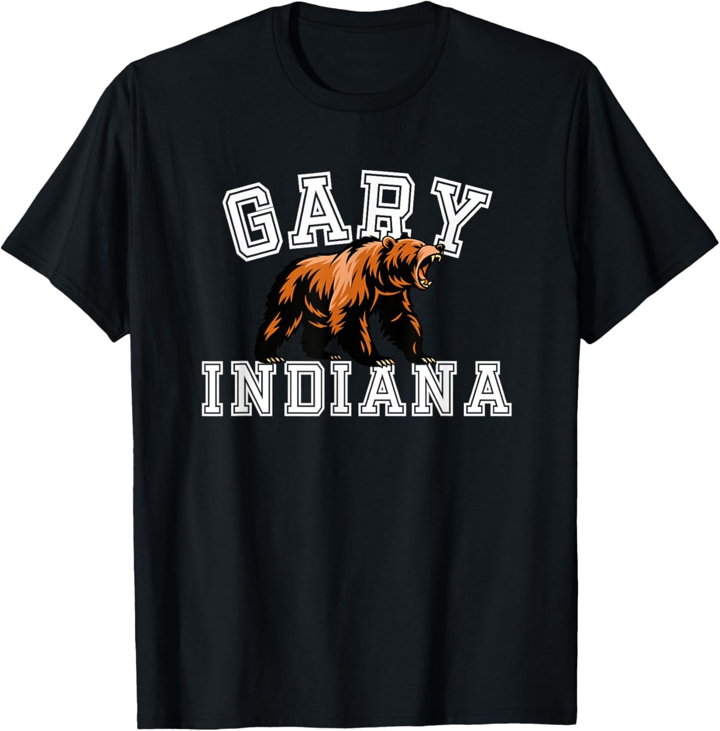 Gary Indiana Bears T-Shirt - T-Shirt | Black