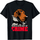 McGruff The Crime Dog Take a Bite Out of Crime Retro PSA T-Shirt - T-Shirt | Black