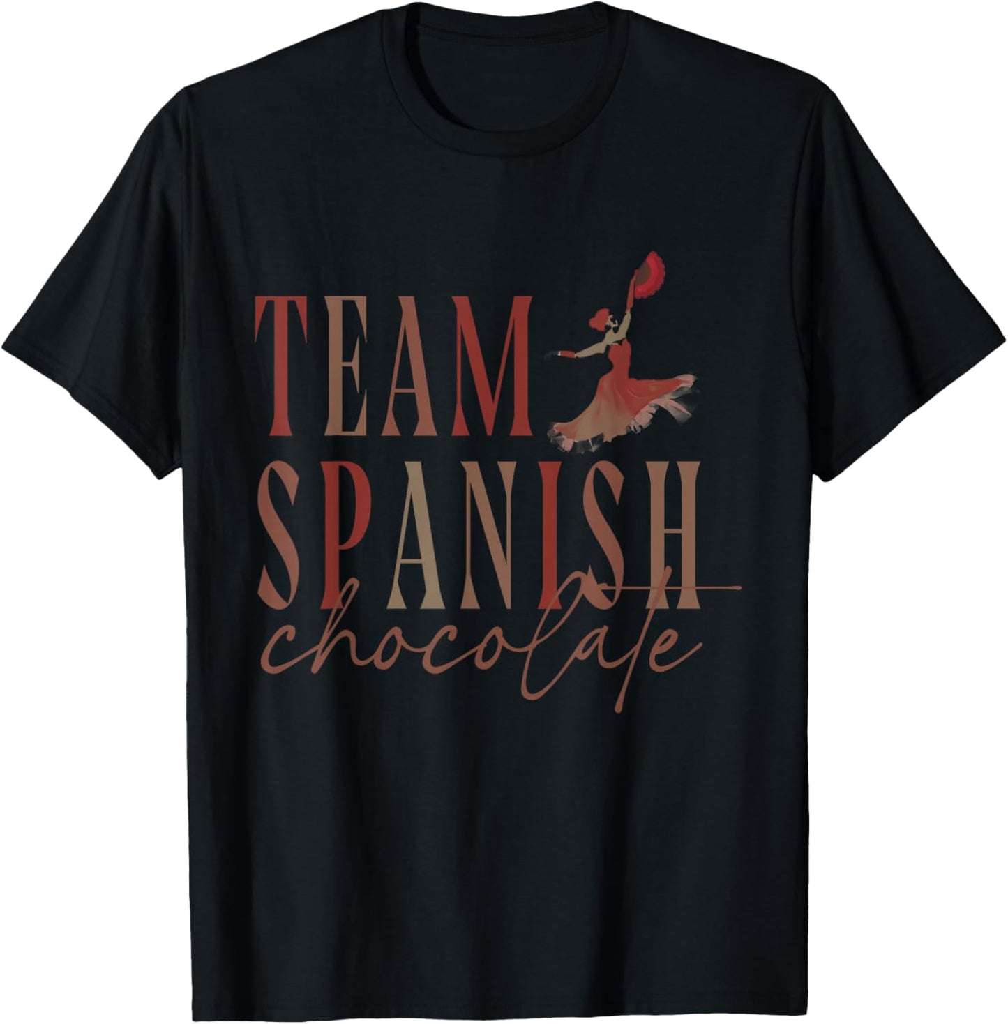 Retro Team Spanish Chocolate Nutcracker Sugar Fairy Ballet T-Shirt - T-Shirt | Black