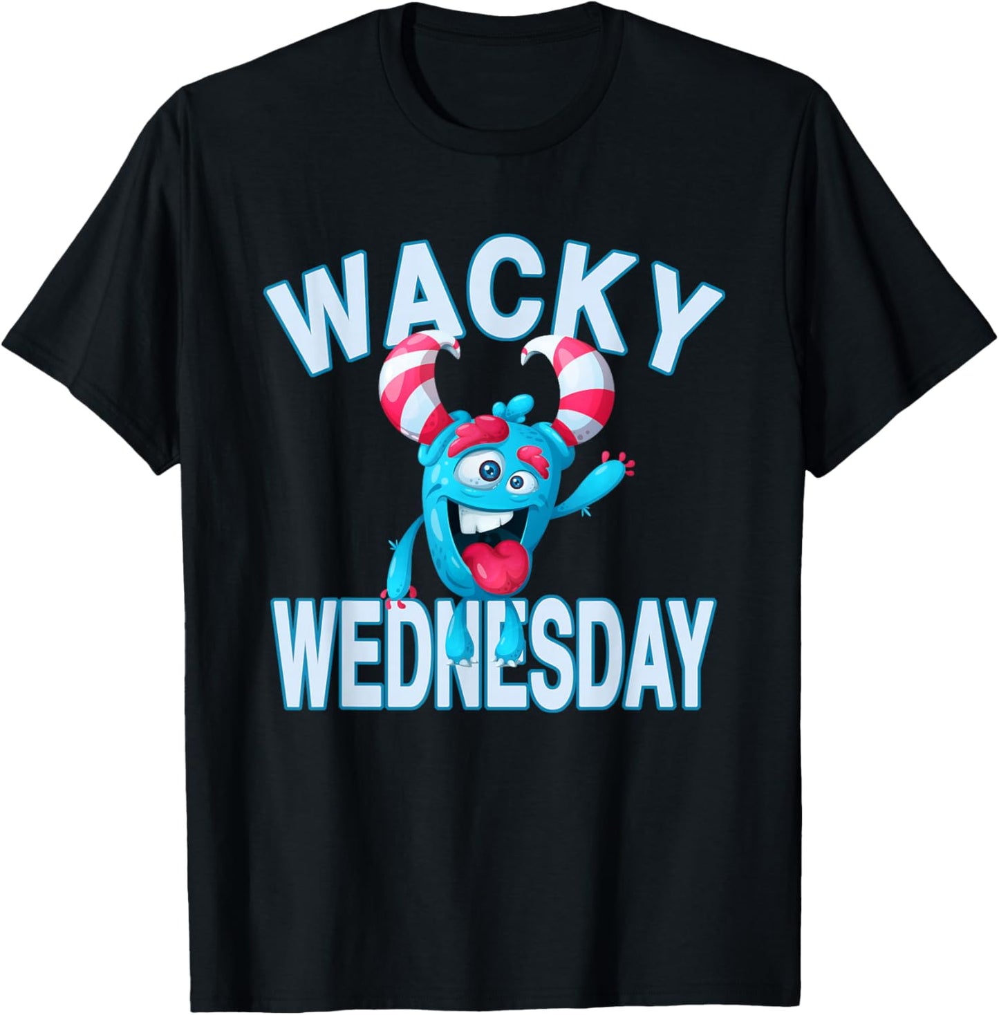 Wacky Wednesday Kids and Teachers | Mismatch Day Spirit Week T-Shirt - T-Shirt | Black