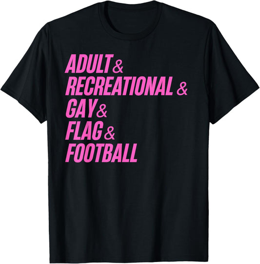 Flag Football T-Shirt - T-Shirt | Black