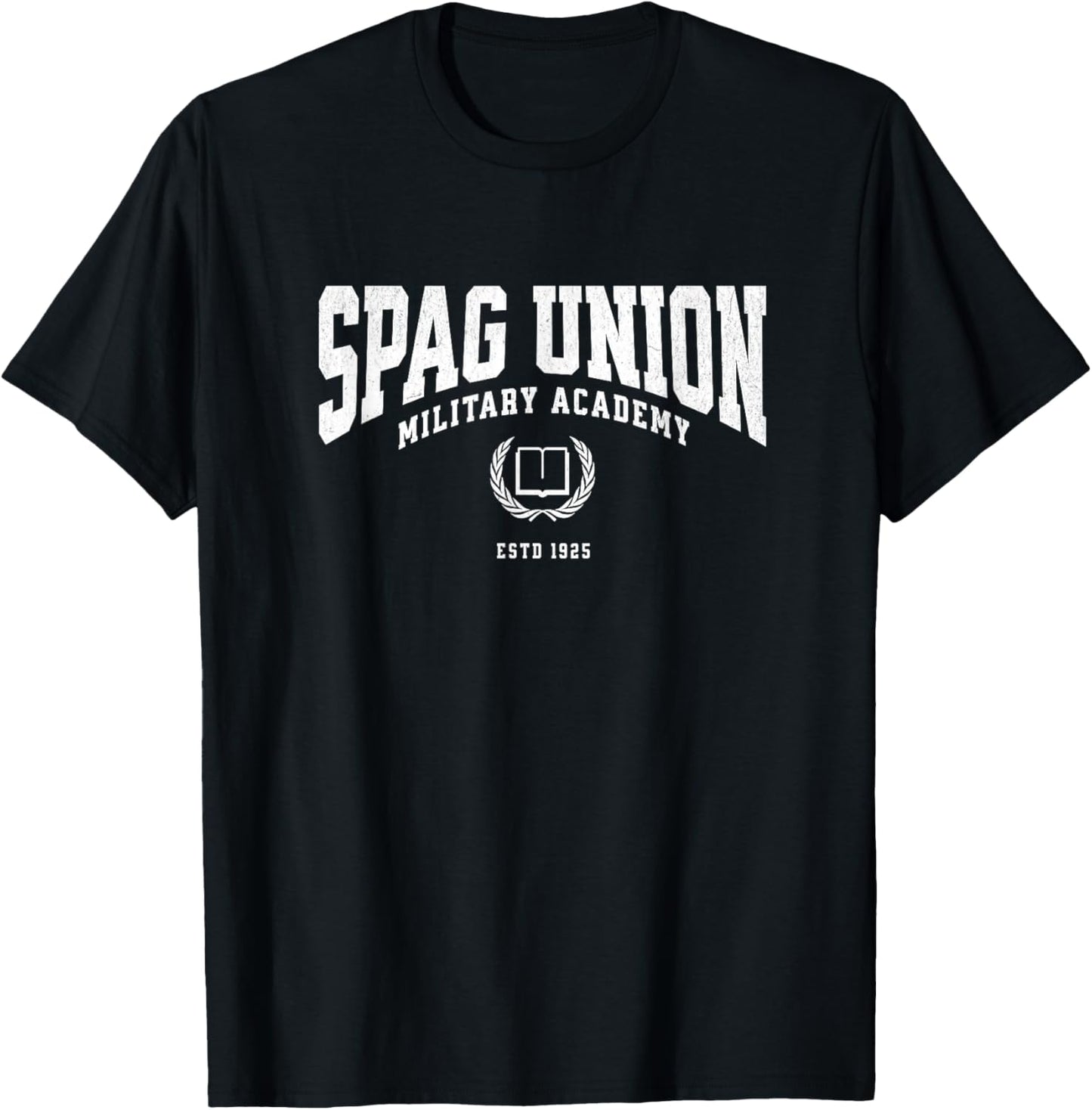 Spag Union Military Academy - ESTD 1925 T-Shirt - T-Shirt | Black