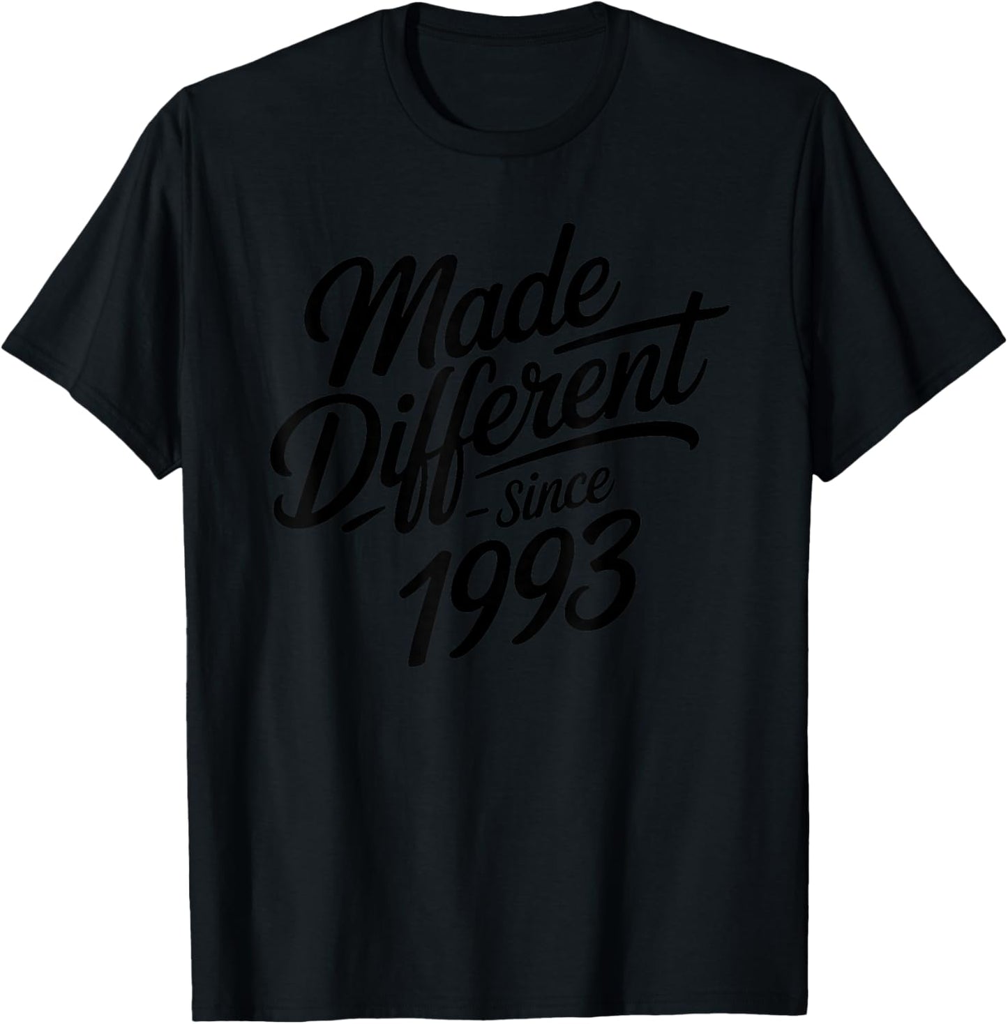 Vintage Birthday Design Since 1993 Retro Style Classic T-Shirt - T-Shirt | Black