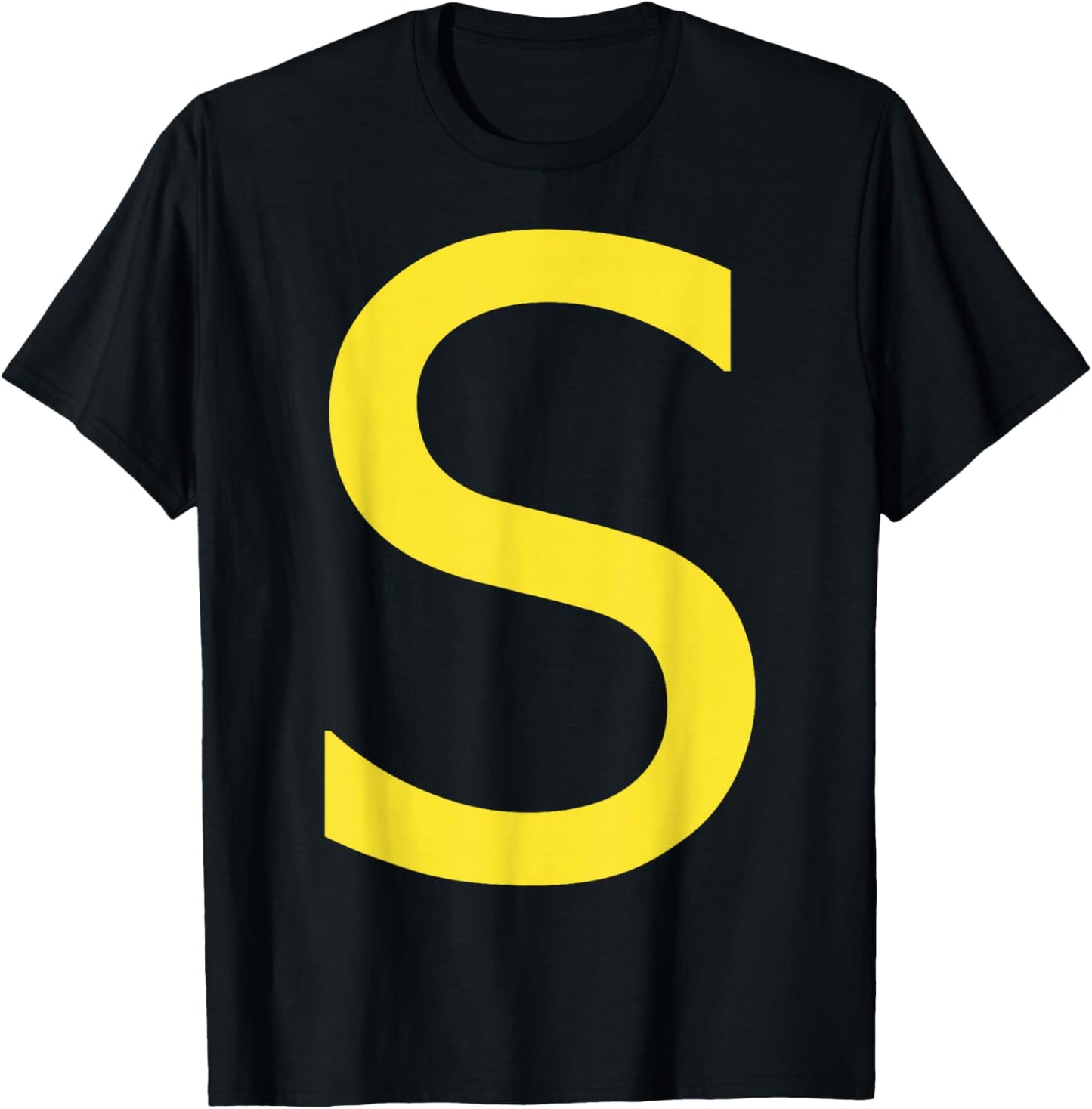 Letter S Funny Group Matching Halloween Costume T-Shirt - T-Shirt | Black