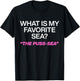 What is My Favorite Sea The Puss-Sea T-Shirt - T-Shirt | Black
