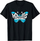 Honduras Butterfly - Honduran Flag Colors Souvenir T-Shirt - T-Shirt | Black