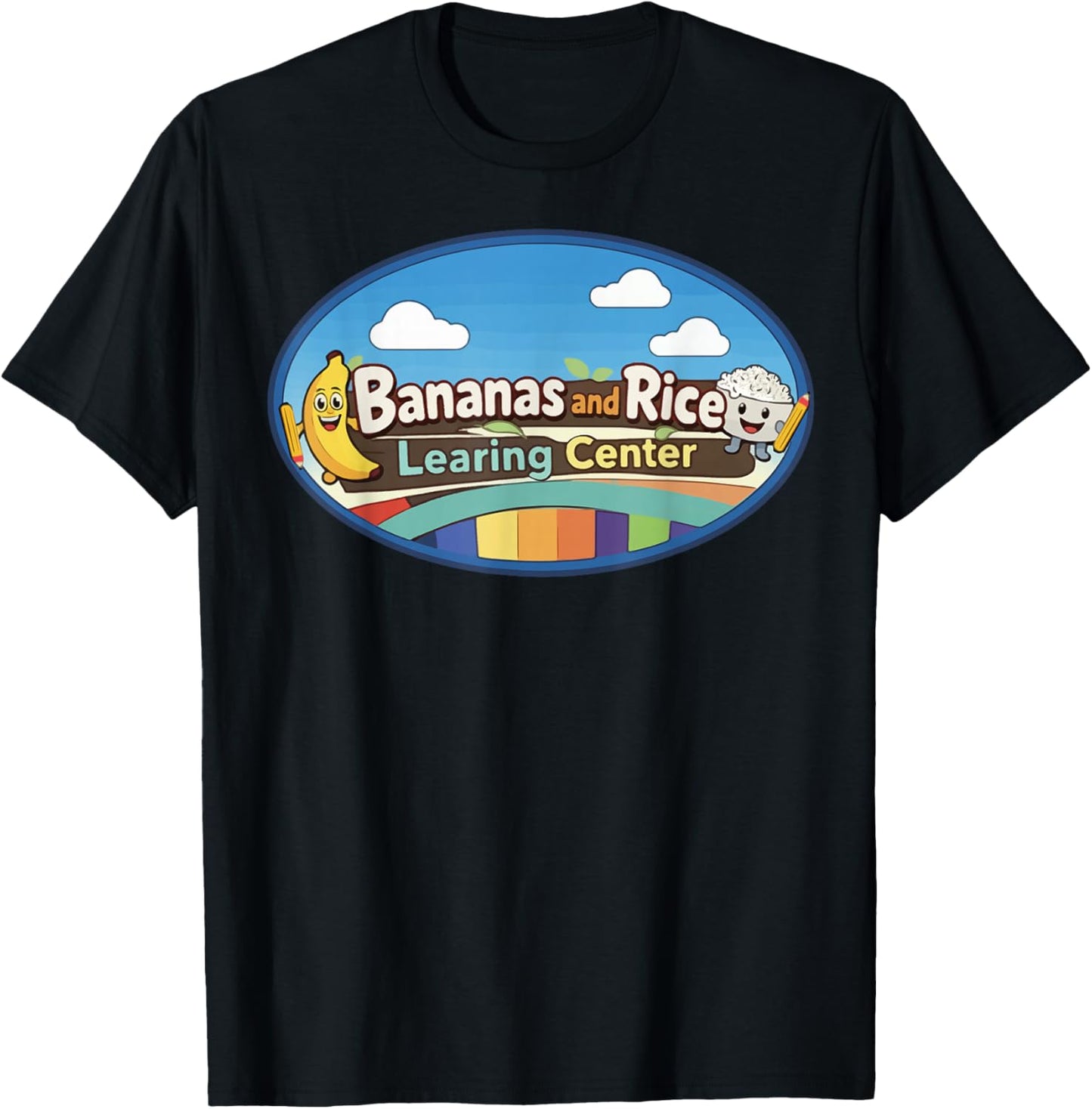 Bananas and Rice Learing Center T-Shirt - T-Shirt | Black