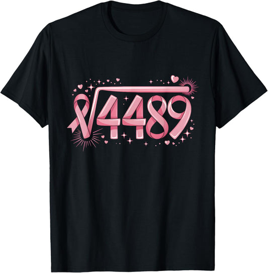 Funny Square Root 4489 67 Funny Meme Saying 6 7 Math T-Shirt - T-Shirt | Black