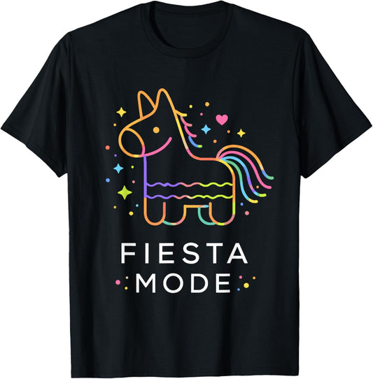 Fiesta Mode Cute Piñata Cinco De Mayo Party T-Shirt - T-Shirt | Black