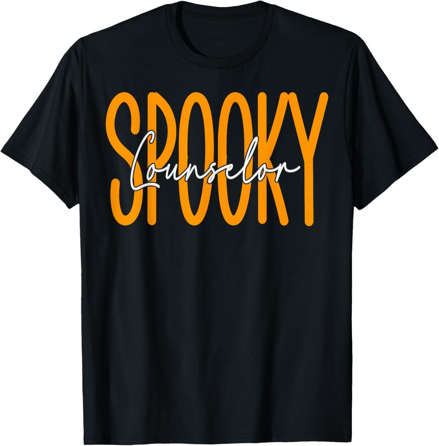 Counselor Spooky Halloween Funny School Costume T-Shirt - T-Shirt | Black