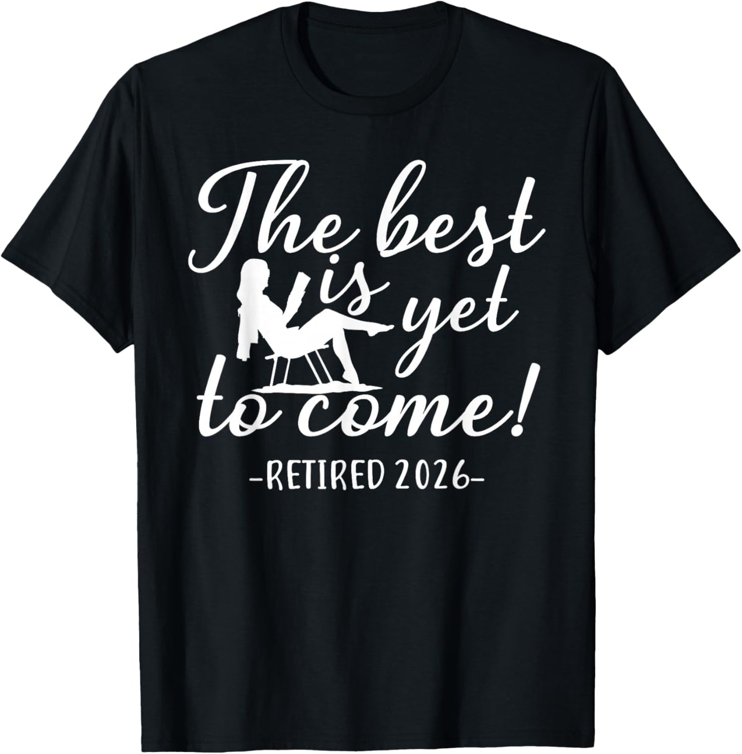 Retired 2026 Her Funny Retirement T-Shirt - T-Shirt | Black