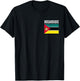 Mozambique Flag Patriotic National Roots Souvenir T-Shirt - T-Shirt | Black