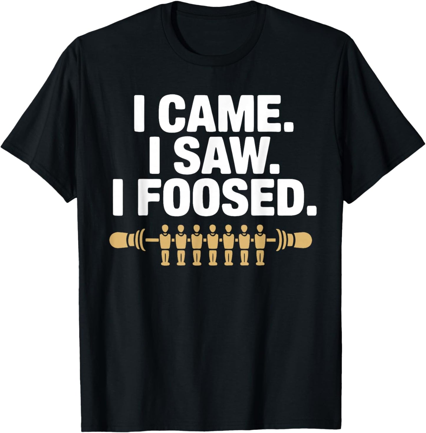 Foosball Table Play Foosball T-Shirt - T-Shirt | Black