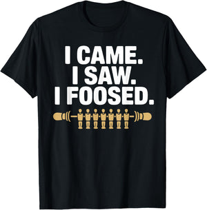 Foosball Table Play Foosball T-Shirt - T-Shirt | Black