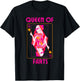 Funny Queen of Fart Farting Humor Inappropriate Embarrassing T-Shirt - T-Shirt | Black