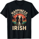 Happiness is Being Married to an Irish, Ireland Husband T-Shirt - T-Shirt | Black