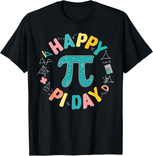 Funny Pi Day for Math Lover Math Teacher Pi Day 3.14 Kids T-Shirt - T-Shirt | Black