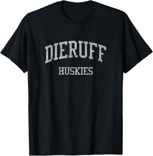 Dieruff High School HS Allentown PA Vintage Sports T-Shirt - T-Shirt | Black