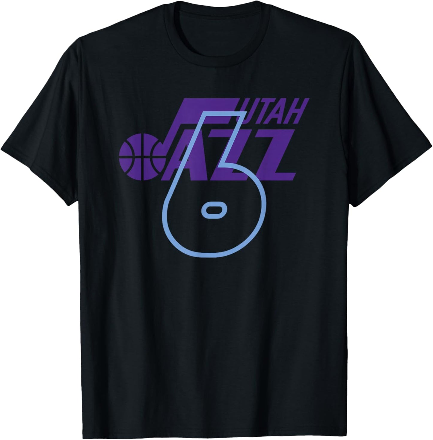 NBA Official Utah Jazz 6-7 Craze Attack T-Shirt - T-Shirt | Black