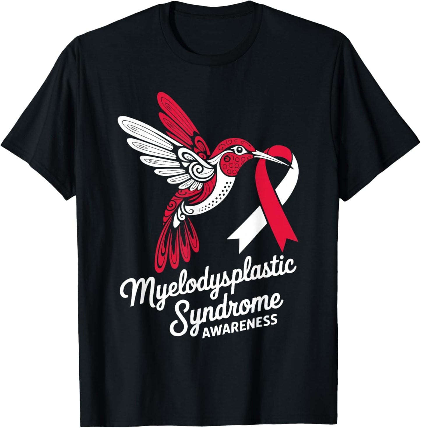 Myelodysplastic Syndrome Blood Cancer MDS Awareness T-Shirt - T-Shirt | Black