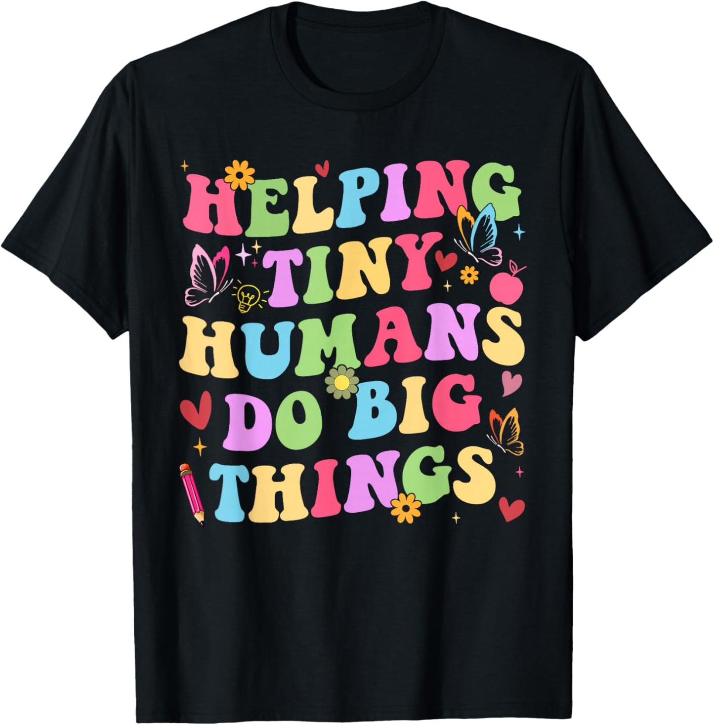Teacher Preschool Pre-K T-Shirt - T-Shirt | Black