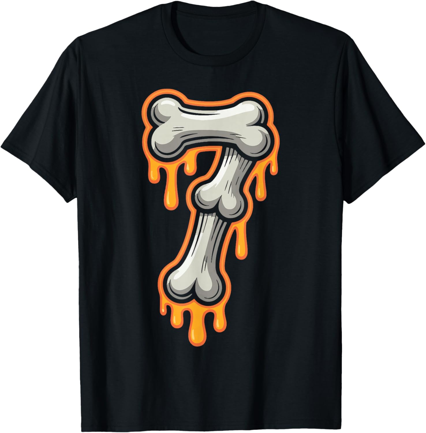 Six Seven Meme Skeleton 6 7 Halloween Costume for Couples T-Shirt - T-Shirt | Black