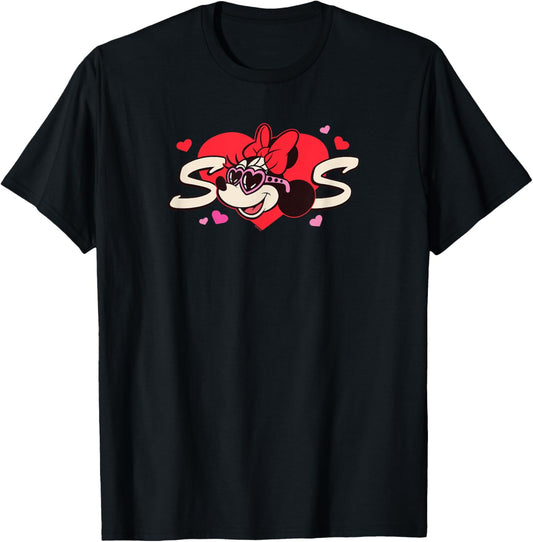 Disney Valentine's Day Sis Sister Gift Family Matching Trip T-Shirt - T-Shirt | Black