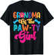 Grandma of The Paw-ty Girl Dog Family Matching Party T-Shirt - T-Shirt | Black