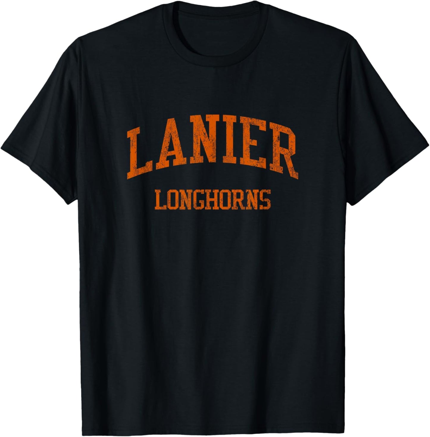 Lanier High School HS Sugar Hill GA Vintage Sports T-Shirt - T-Shirt | Black
