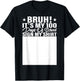 Bruh It's My 100 Days of School Sign My Shirt Student T-Shirt - T-Shirt | Black