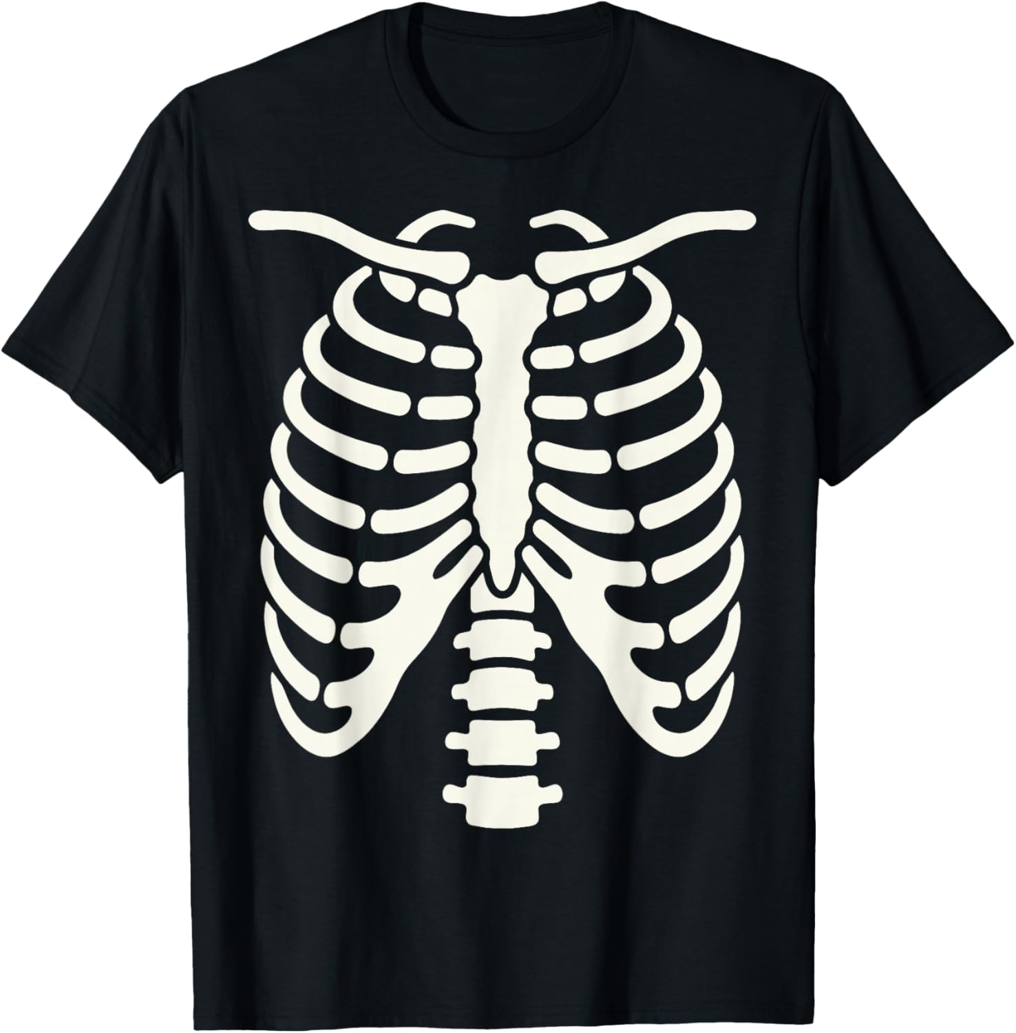 Skeleton Body Halloween Costume Bones Radiology Tech T-Shirt - T-Shirt | Black