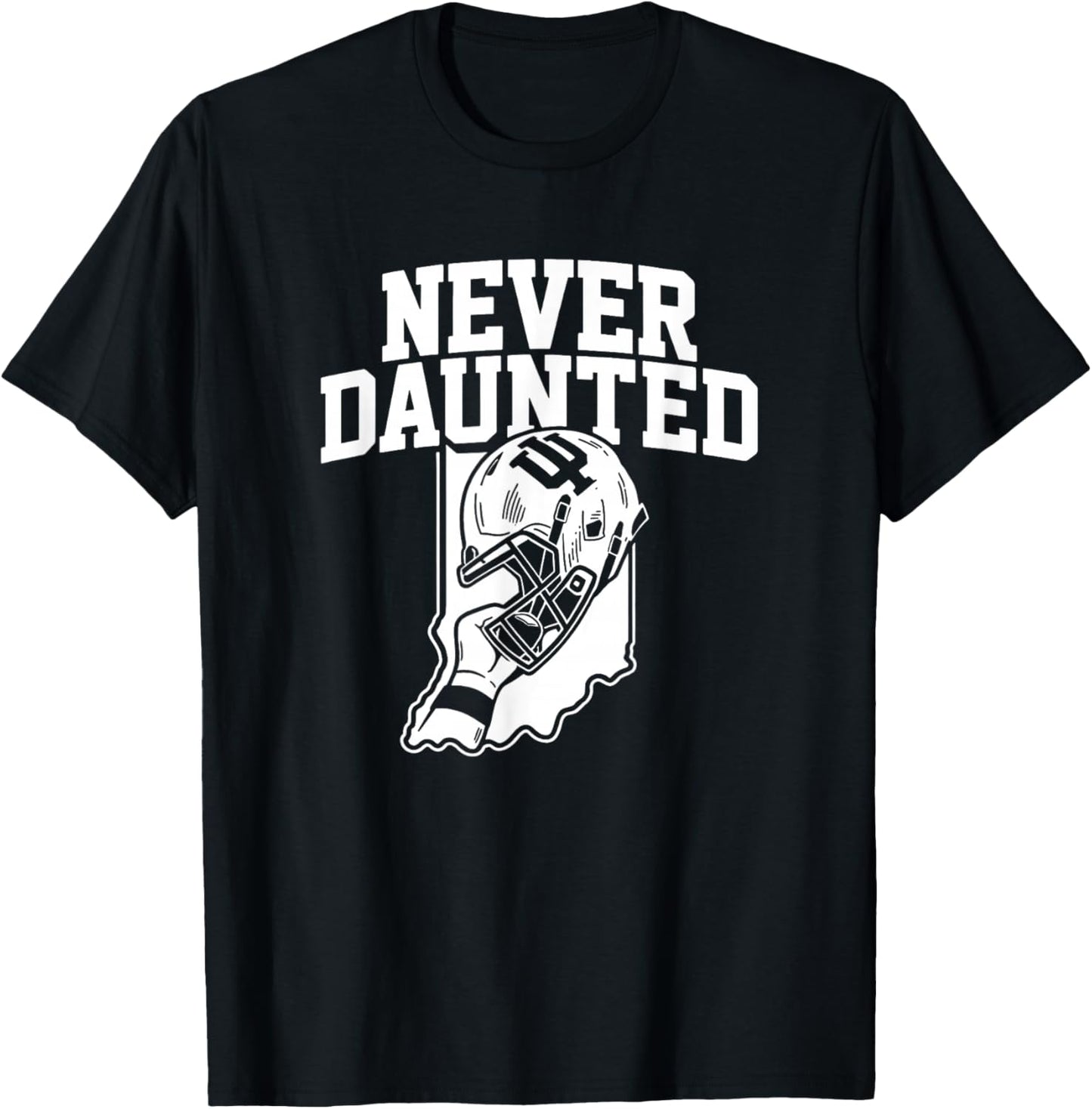 Never Daunted Football Fan Pride Apparel Men Women Youth T-Shirt - T-Shirt | Black