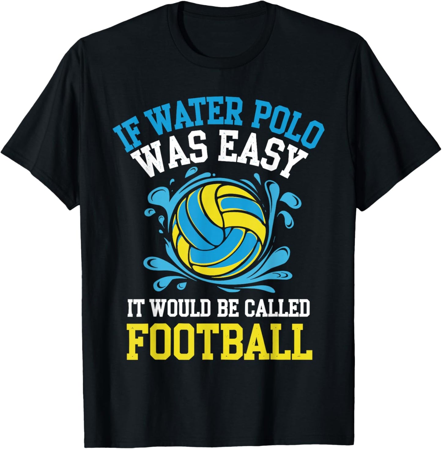Water Polo Art Women Water Polo Player Waterpolo T-Shirt - T-Shirt | Black