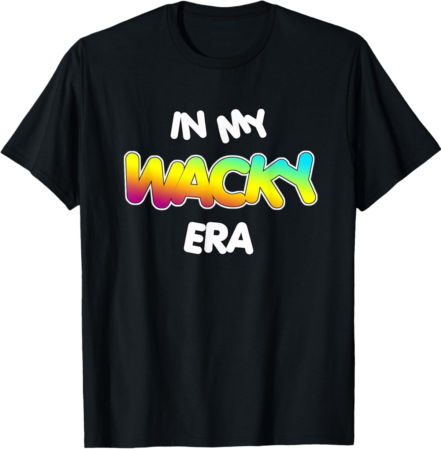 in My Wacky Era Kids and Teachers | Mismatch Day Spirit Week T-Shirt - T-Shirt | Black