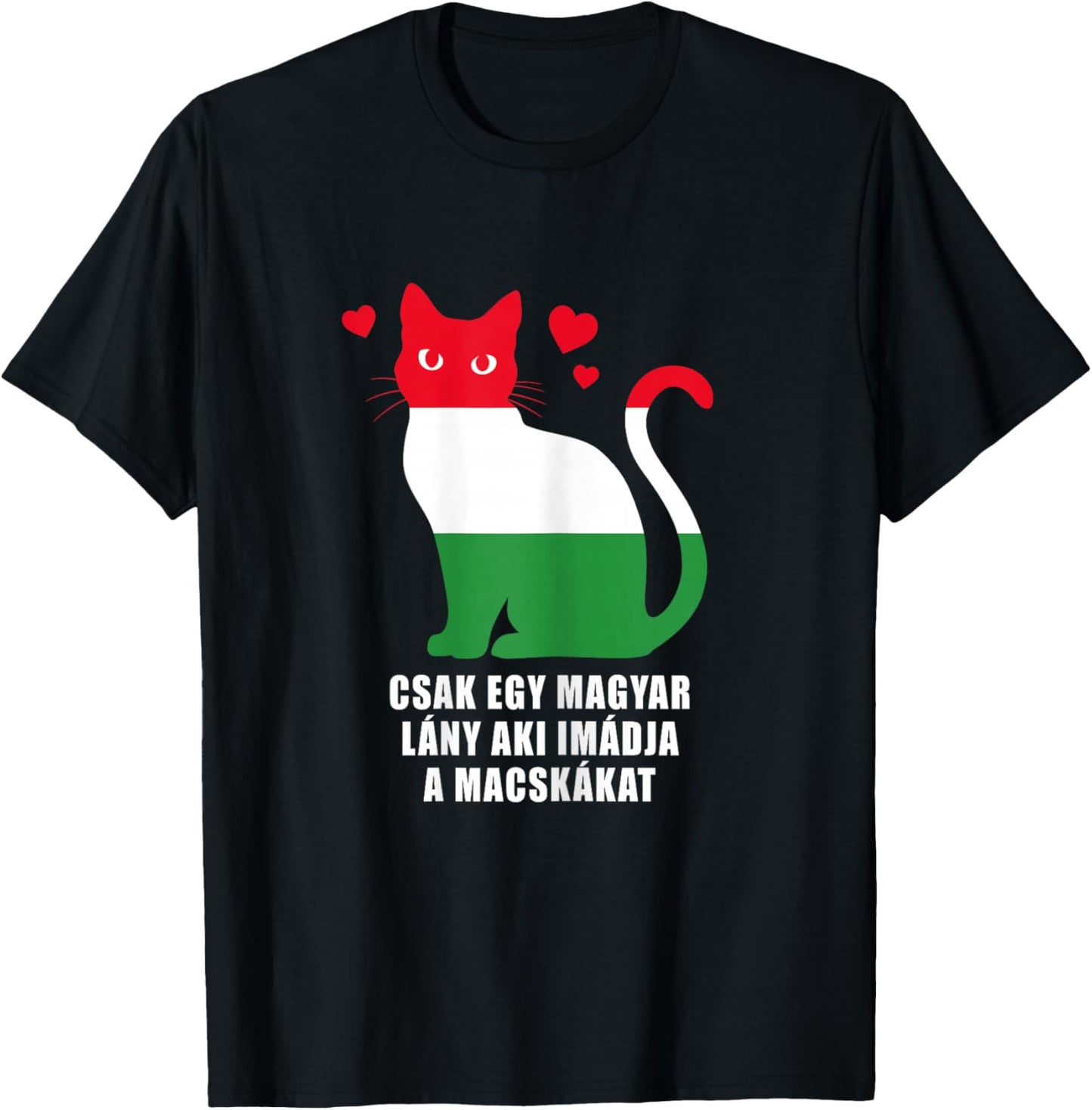 – Magyar Flag T-Shirt - T-Shirt | Black