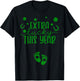 Groovy Extra Lucky This Year Irish Pregnancy St Patricks Day T-Shirt - T-Shirt | Black