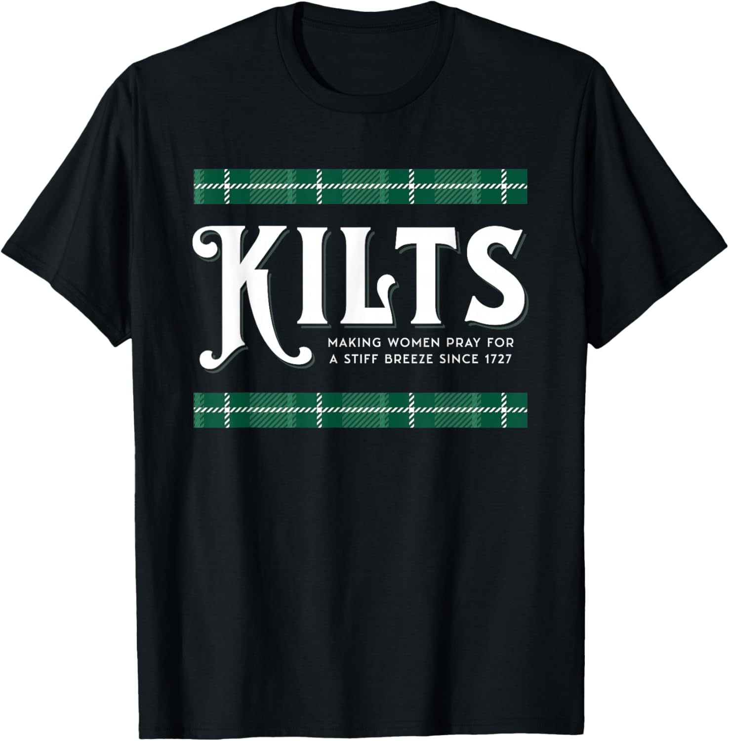 Funny Kilts: Causing a Stir Since 1727 St Pattys Humor T-Shirt - T-Shirt | Black