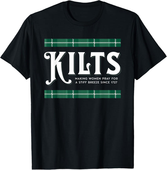 Funny Kilts: Causing a Stir Since 1727 St Pattys Humor T-Shirt - T-Shirt | Black
