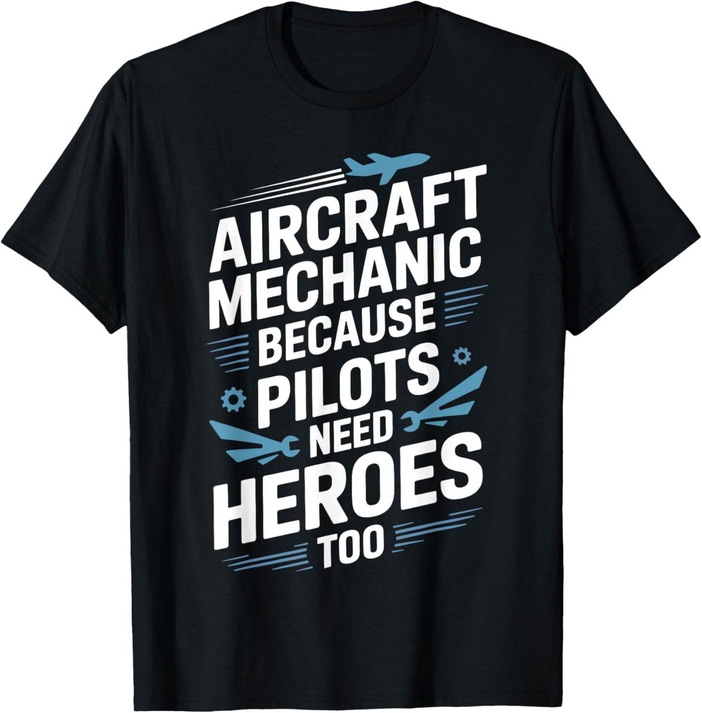 Aircraft Mechanic Art Women Aircraft Maintenance T-Shirt - T-Shirt | Black